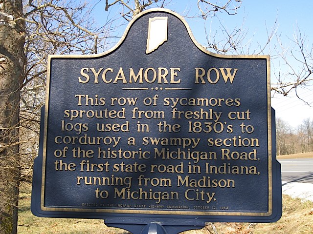 sycamore row historical marker